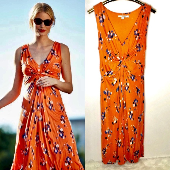 boden orange dress